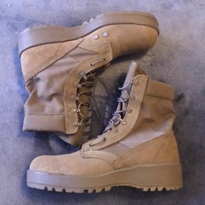 Hot weather Army Coyote combat boot.
